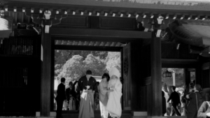 明治神宮 本殿へ続く門 神前挙式
